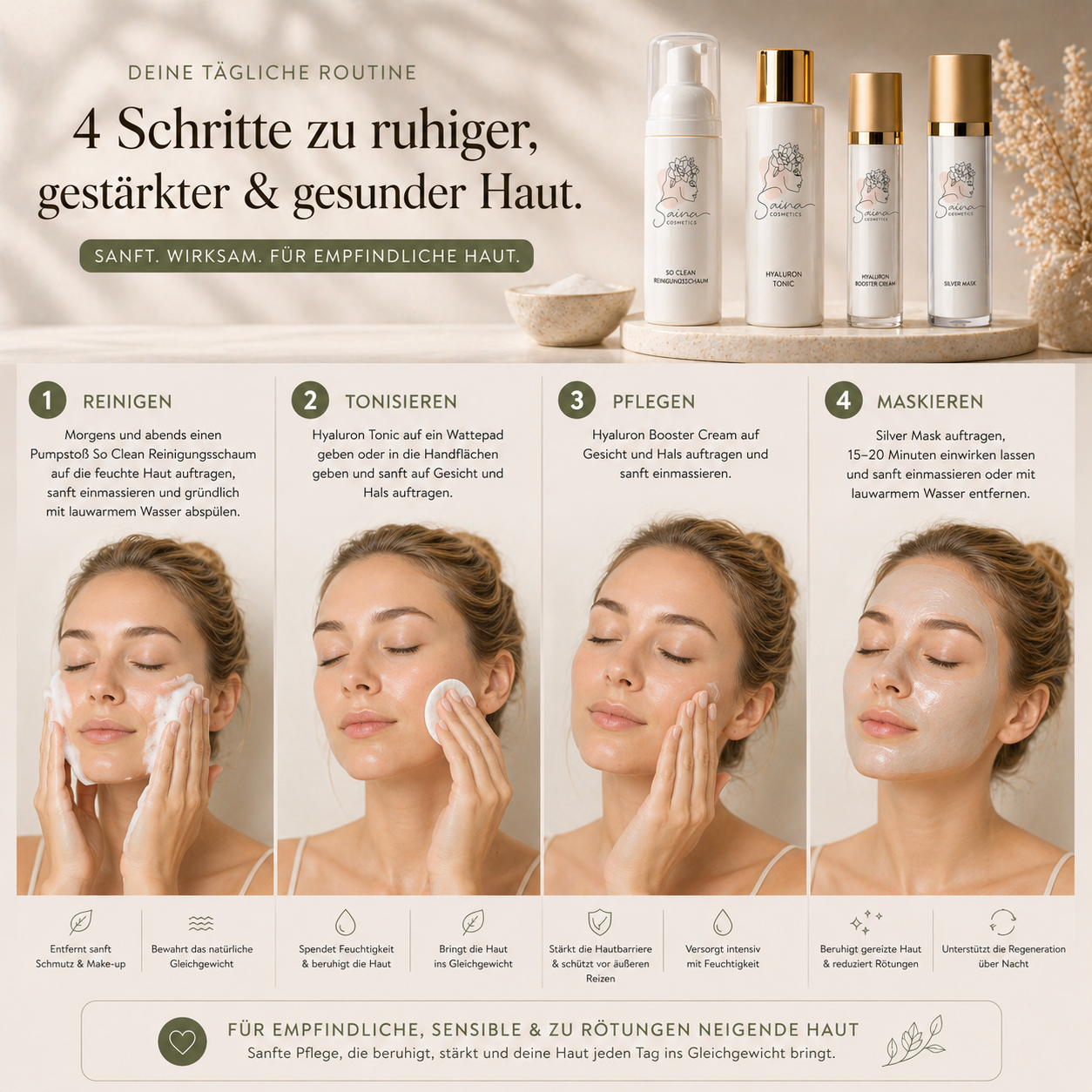 Sensitive Skin – Beruhigendes Pflegeset