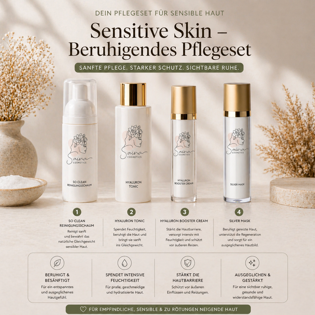Sensitive Skin – Beruhigendes Pflegeset
