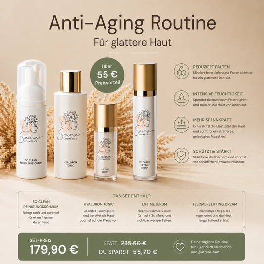 Anti-Aging Pflegeset – gegen Falten & Linien